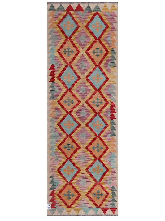 Maimana Afghanistan Kilim Runner - 241 x 82 cm