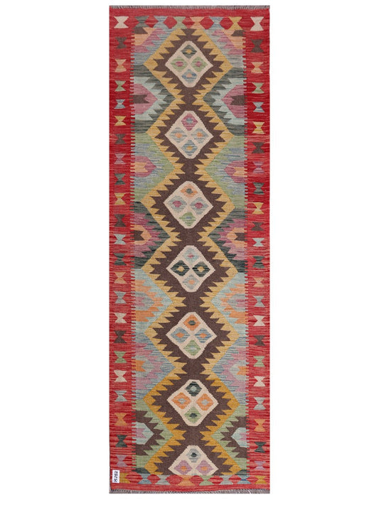 Maimana Afghanistan Kilim Runner - 247 x 83 cm