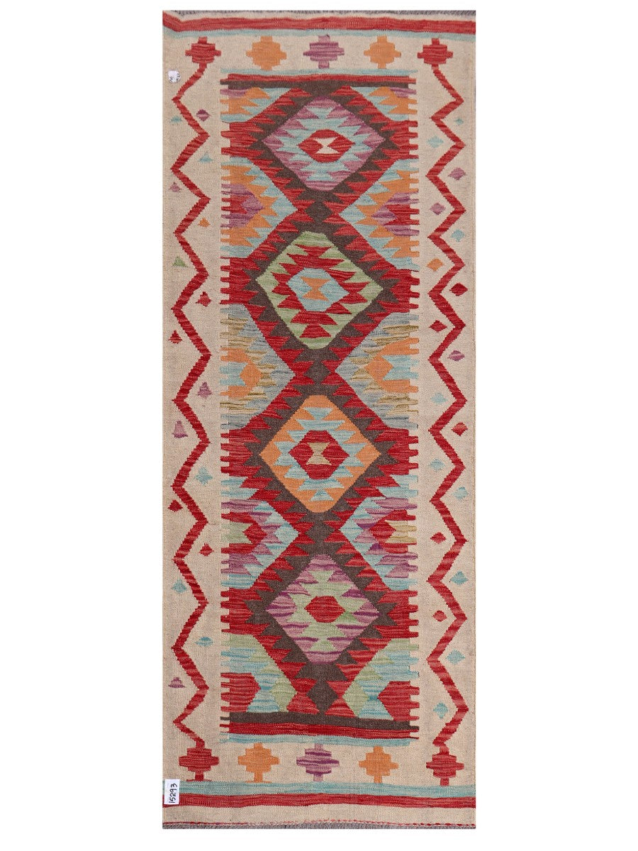 Maimana Afghanistan Kilim Rug - 230 x 90 cm