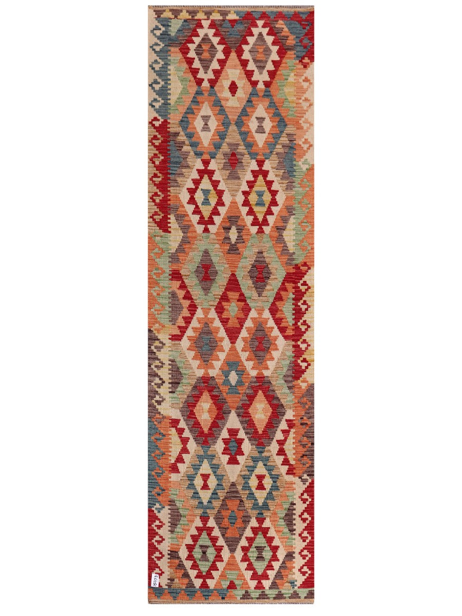 Maimana Afghanistan Kilim Runner - 298 x 84 cm