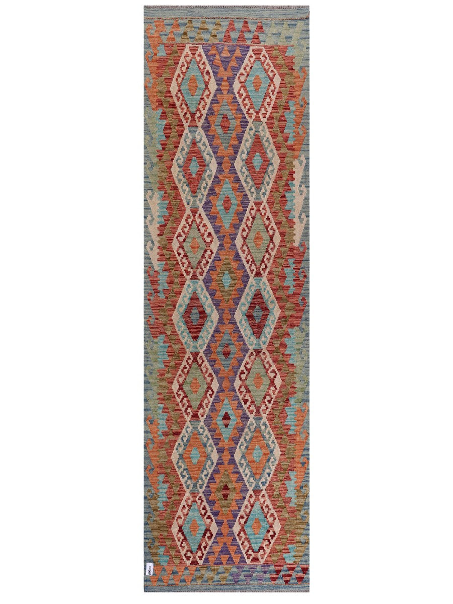Maimana Afghanistan Kilim Runner - 292 x 84 cm