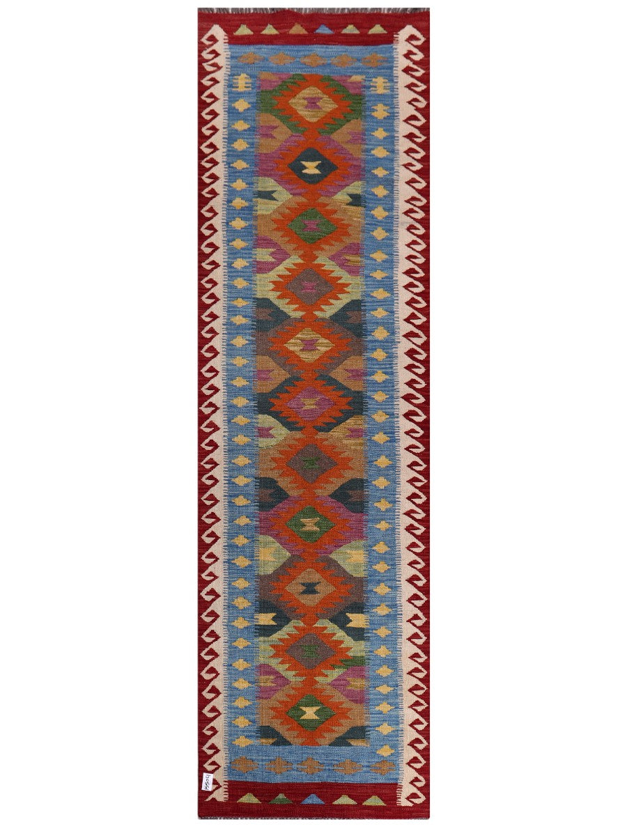 Maimana Afghanistan Kilim Runner - 313 x 91 cm