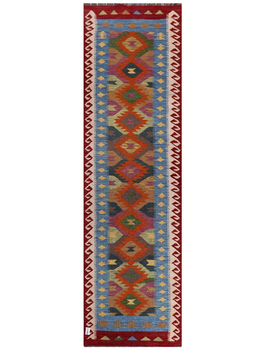 Maimana Afghanistan Kilim Runner - 313 x 91 cm