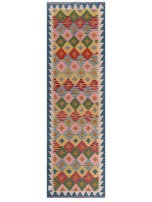 Maimana Afghanistan Kilim Runner - 295 x 89 cm