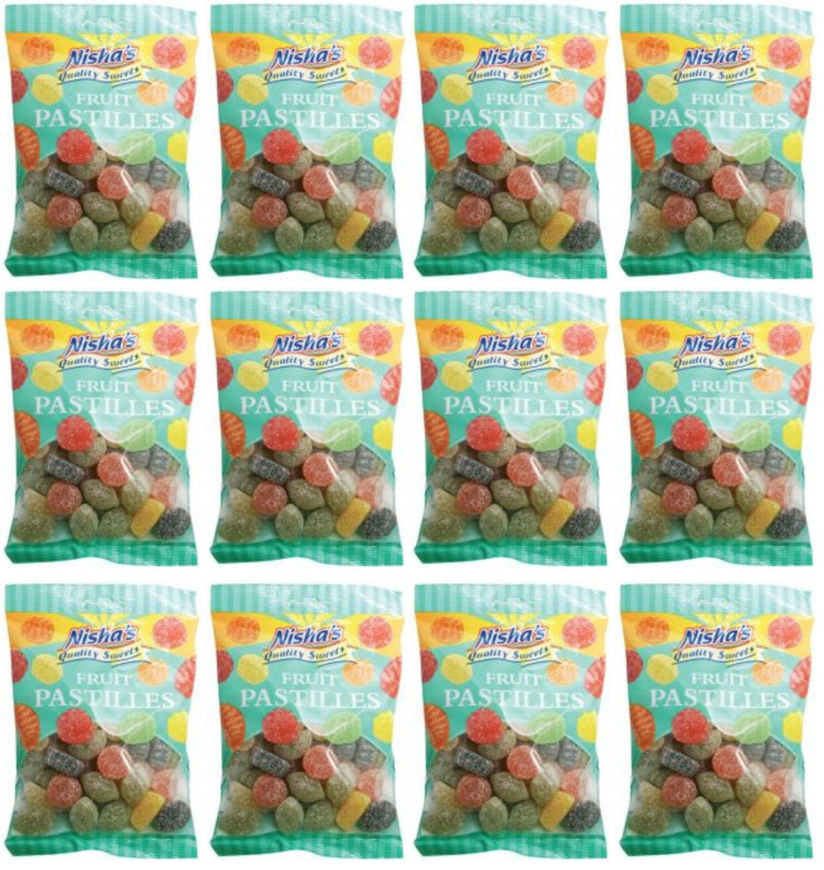 12 x Nisha Fruit Pastilles - 120g