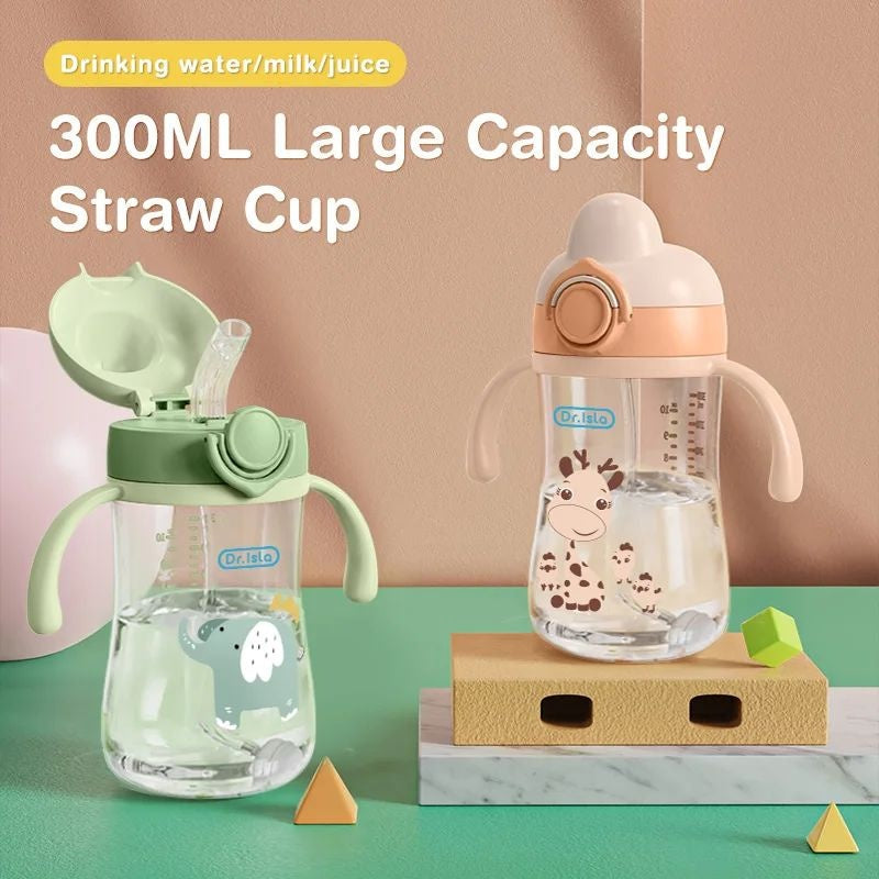 Dr. Isla 300ml Baby Water Bottle – BPA-Free Leak-Proof Sippy Cup
