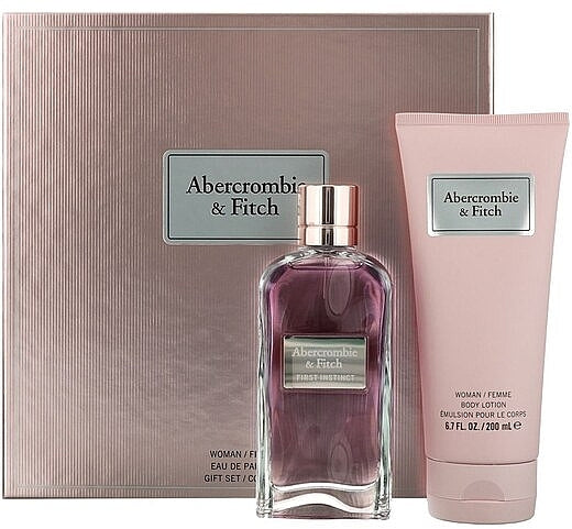 Abercrombie & Fitch First Instinct for Her Gift Set 100ml EDP + 200ml Body Lotion