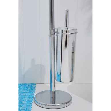 Linnea Chrome Toilet Brush And Roll Holder