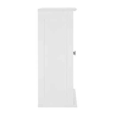 Shutter White Wood 2 Door Wall Cabinet
