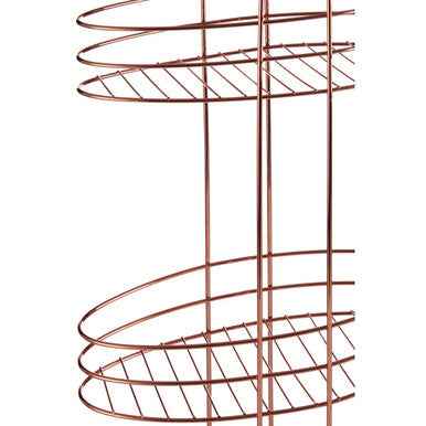 Dara 3 Tier Copper Plated Storage Rack