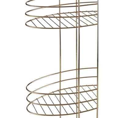 Dara 3 Tier Gold Plated Storage Rack