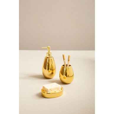 Magpie Dolomite Gold 3Pc Bathroom Set