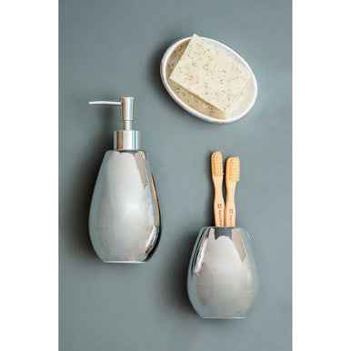 Magpie Dolomite Silver 3Pc Bathroom Set
