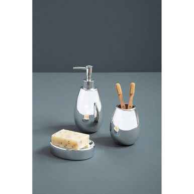 Magpie Dolomite Silver 3Pc Bathroom Set