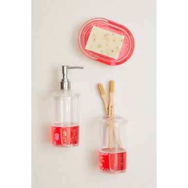 Acrylic Hearts Soap Dish