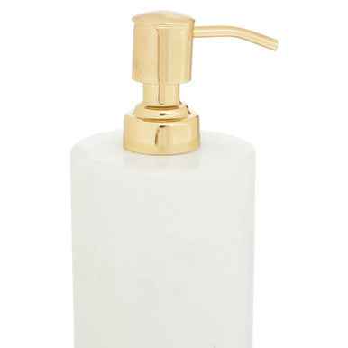 Mako White Marble Lotion Dispenser