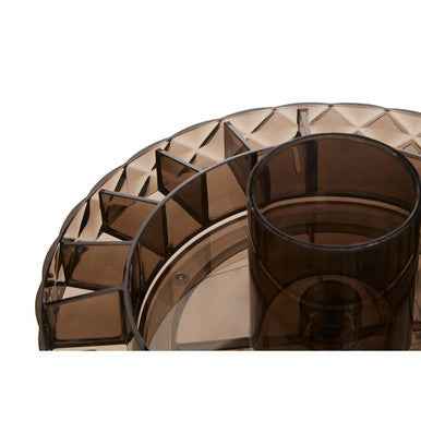 Beauty Revolving Round Black Cosmetic Organiser