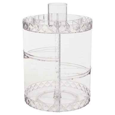 Beauty 3 Tiered Round Revolving Cosmetics Organiser