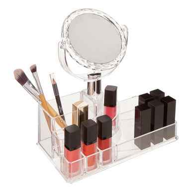 Beauty Cosmetic Organiser With Mirror