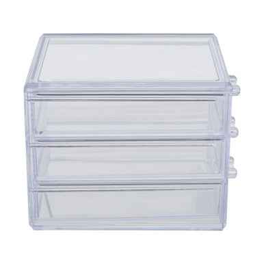 Beauty Cosmetic Organiser With 3 Drawers
