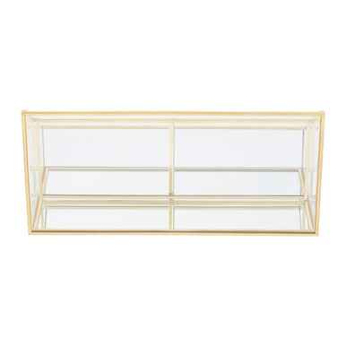 Beauty Glass Makeup Organiser With 3 Compartments