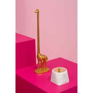 Fauna Gold Finish Giraffe Toilet Roll Holder