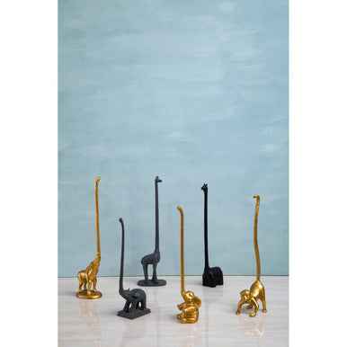 Fauna Grey Giraffe Toilet Roll Holder