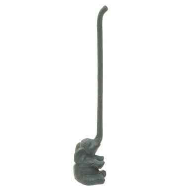 Fauna Grey Finish Elephant Toilet Roll Holder