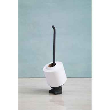 Fauna Grey Finish Elephant Toilet Roll Holder