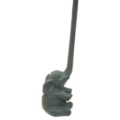 Fauna Grey Finish Elephant Toilet Roll Holder