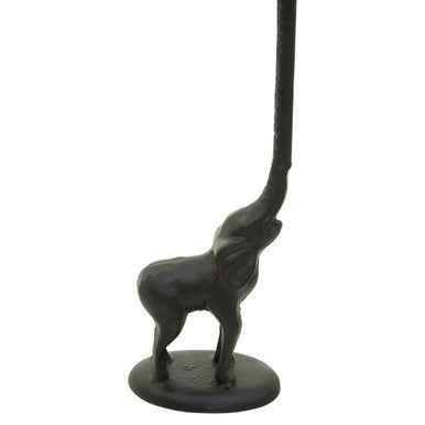 Fauna Black Finish Elephant Toilet Roll Holder