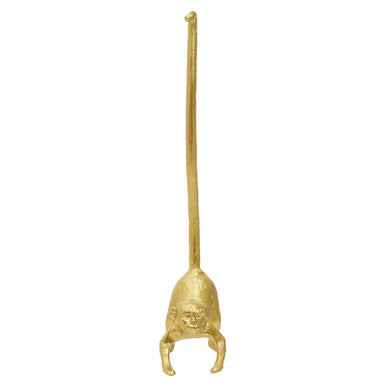 Fauna Gold Finish Monkey Toilet Roll Holder