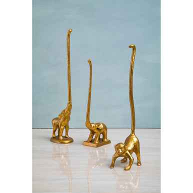 Fauna Gold Finish Monkey Toilet Roll Holder