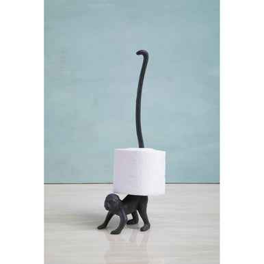 Fauna Grey Monkey Toilet Roll Holder