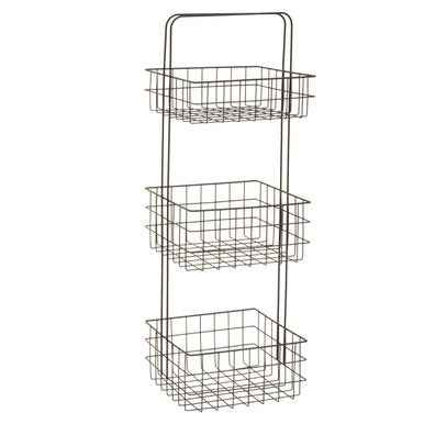 Kirby Three Tier Black Storage Caddy