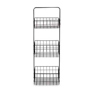 Kirby Three Tier Black Storage Caddy