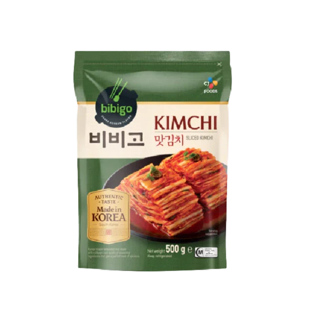 BIBIGO Sliced Cabbage Kimchi Pouch 500g