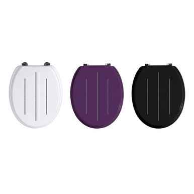 Black Toilet Seat With Diamante Detail