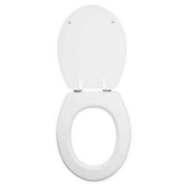 Brooks Matte White Toilet Seat