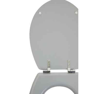 Brooks Matte Grey Toilet Seat