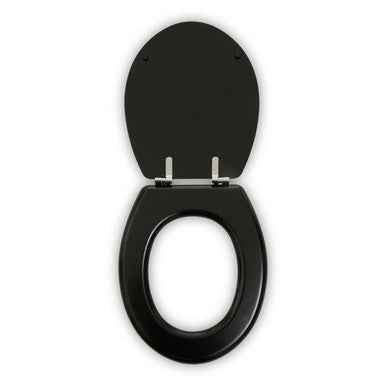 Brooks Black Panel Effect Toilet Seat