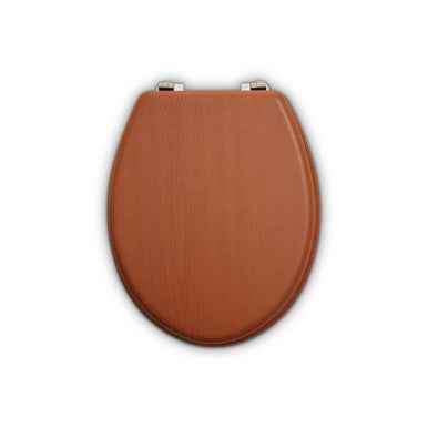 Brooks Antique Brown Toilet Seat