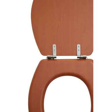Brooks Antique Brown Toilet Seat