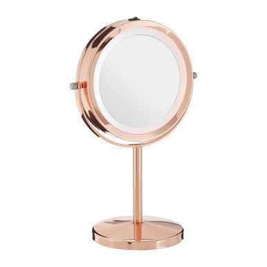 Clara Rose Gold Led Mirror