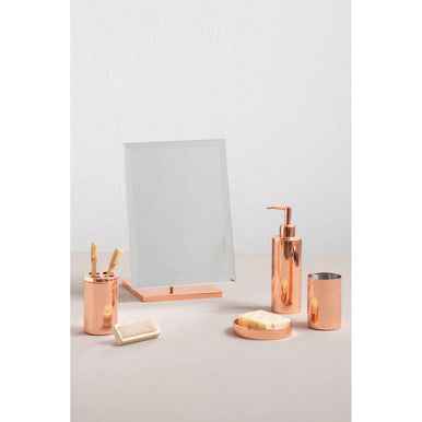 Clara Rose Gold Table Mirror