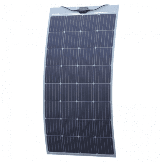 160W MONO FIBREGLASS SEMI-FLEXIBLE SOLAR PANEL WITH SELF-ADHESIVE BACKING (MADE IN AUSTRIA)
