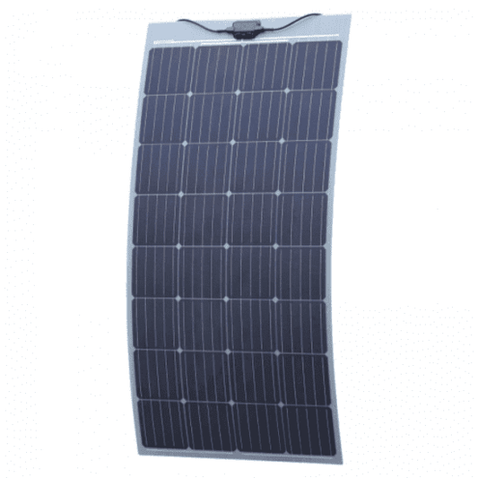 160W MONO FIBREGLASS SEMI-FLEXIBLE SOLAR PANEL WITH SELF-ADHESIVE BACKING (MADE IN AUSTRIA)