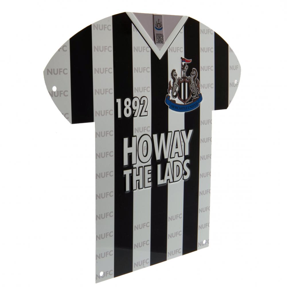 Newcastle United FC Metal Wall Sign