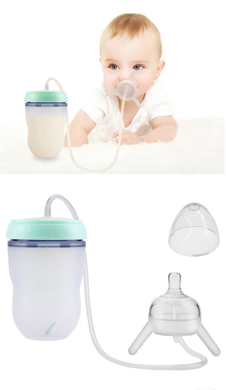 CutieNest Silicone Sippy Cup – Leakproof BPA-Free Toddler Training Bottle