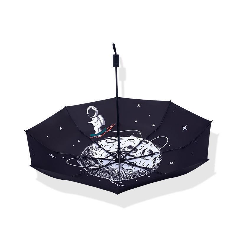 Spaceman & Moon - Three-Folding Umbrella